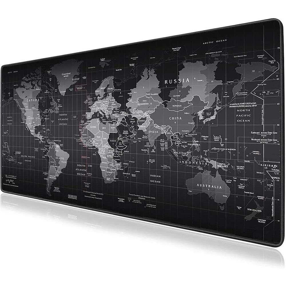 Gaming Mouse Pad with Stitched Edges Non-Slip Rubber Base